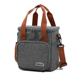 Weiyinxing Thermal Lunch Bag Picnic Food Cooler Bags Insulated Case Durable Waterproof Office Lunchbag Shoulder Strap Cooling Box