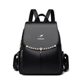 Weiyinxing Brand Designer Women's Back Bag Ladies Anti-Theft Solid Color Backpack Lady Multi Functional Large Capacity Travel Bags