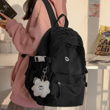 Weiyinxing Girl Waterproof Nylon Kawaii Backpack Cool Female Travel College Backpack Fashion Lady Cute Book Women Laptop Student Bag