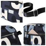 Weiyinxing Women's Oxford Crossbody Bag Small Luxury Designer Letter Shoulder Bags For Women Messenger Bag Summer Travel Bag Women's Wallet