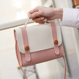 Weiyinxing One Shoulder Bag 2023 Lady HandBag Crossbody Bag Fashion Color Contrast Small Square Bag Fresh Sweet Girl's Style Multicolor