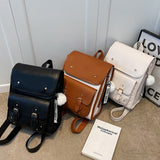 weiyinxing Quality PU Leather Backpacks For Women Luxury Designer Fashion Girls School Bags Large Casual Travel One Shoulder Backpack