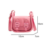 Weiyinxing Saddle Bag for Woman Crossbody Portable Lipstick Tote Bag Female Shoulder Bag Small Square Lady Handbag §ã§å§ާܧÑ §ا֧ߧã§ܧѧñ