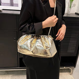 Weiyinxing Colors Fashion Hobo Bag Luxury Designer Handbag Pleated Cloud Bag Brand Clutches Clip Purse Lady Chain Crossbody Shoulder Bags