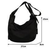 Weiyinxing Hobos Crossbody Bags Solid Casual Zipper Women's Bags 2024 Fashion High Capacity Solid Color Single Shoulder Totes Bag