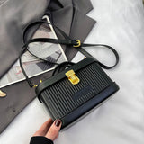 Weiyinxing PU Leather Women's Handbags 2024 New All-Match Small Box Bag Spring Summer Fashion Lady Crossbody Bag and Purse