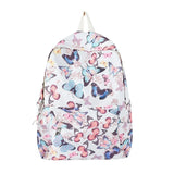 Weiyinxing Butterfly Pattern Korean Women Backpack Student Backpack for School Book Storage and Travel Organizer