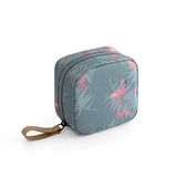 Weiyinxing Mini Cosmetic Bag Flamingo Solid Color Travel Toiletry Storage Bag Cactus Beauty Makeup Bag Organizer for Women Makeup Pouch