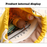 Weiyinxing Drawstring Backpack Fashion School Gym Drawstring Bag Casual String Knapsack School Back Pack For Teenager Women