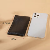 Weiyinxing PU Leather Unisex Lychee Pattern Zipper Coin Purse Ultra-thin Short Card Coin Key Storage Bag Mini Purse §ܧà§ê§֧ݧ֧Ü §է֧ä§ã§ܧڧÛ