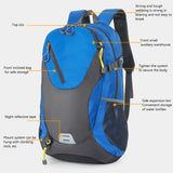 Weiyinxing Large Travel Backpack Capacity Casual Men Women Outdoor Bag Waterproof Mountaineering Cycling Bag Hiking Sports Backpack