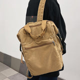 Weiyinxing Canvas Women Men Green Vintage College Backpack Fashion Ladies Male Travel Trendy Retro Book Bag Girl Boy Laptop School Bag