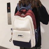 Weiyinxing Women Waterproof College Backpack Cool Girl Boy High Capacity School Bag Lady Men Laptop Fashion Female Travel Book Bag New