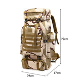 Weiyinxing Capacity 80L Travel Bag Camping Backpack Hiking Climbing Bags Mountaineering Sport Bag Outdoor Shoulder Rucksack Men Women