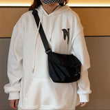 Weiyinxing Sporty Designer Handbags for Women 2023 Girls Solid Black Phone Shoulder Bag Wallets Style Messenger Nylon Crossbody Bags