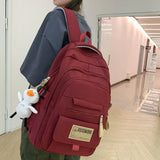 Weiyinxing Multi-pocket Women man Rucksack High Quality Youth Waterproof Backpacks for Teenage Girls Boys Female School Bag Bagpack