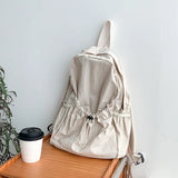Weiyinxing Ruched Drawstring Backpacks For Women Lightweight Nylon Fabric Girls Backpack Students Schoolbag Travel Female Knapsack