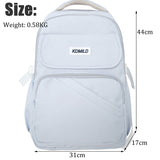 Weiyinxing Ladies Male Nylon College Backpack Cool Girl Travel Boy Leisure Book Rucksack Female Laptop Student Men Women School Bag
