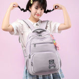 Weiyinxing Quality Woman Backpack Fashion Schoolbag For teenage Girls boys Multi-pocket Rucksack 2023 New