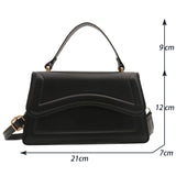 Weiyinxing Quality PU Leather Handbag Purse Women's Bag Solid Color Shoulder Crossbody Bags Lady Messenger Small Tote for Women Girls