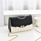 Weiyinxing Handbag for Women Bag Diamonds Shoulder Bag Purse Ladies Female Crossbody Bag Shining Messenger Clutch Bags Square