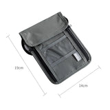 Weiyinxing Pcs Waterproof RFID Nylon Storage Bag Travel Document Card Passport Bag Neck Wallet Money Document Card Passport Pouch