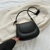 Weiyinxing Korean Style Simple PU Underarm Bag Women Minority Design Crossbody Bag Women Handbag Girls Fashion Retro Handbag 2024