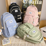 Weiyinxing Women Nylon Laptop Cute Men Waterproof Travel School Bag Ladies Student Girl Boy Book Bag Male Female College Backpack Trendy