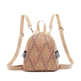 Weiyinxing Fashion New Straw Braided Ethnic Style Hand-woven Personalized Diagonal Backpack