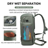 Weiyinxing Travel Backpack Multifunction Women Outdoor Trekking Waterproof Bags Men's Business Lightweight Backpack With Shoes Pocket
