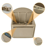 Weiyinxing Organizer Felt Insert Bag for Interior Travel Bag Portable Bag Cosmetic Bags Fit Various Women Backpack Bags