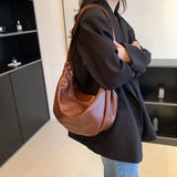 Weiyinxing Half Moon Zipper Shoulder Side Bag for Women 2024 Fashion Crossbody Bag Female Winter Trend Designer Handbags