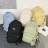 Weiyinxing High Capacity Male Female Nylon College Set Bag Cool Lady Backpack Men Women Book Bag Girl Boy Travel School Backpack