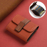 Weiyinxing Short Pu Leather Wallet For Men Luxury Coin Wallet Vintage Business Mini Man Card Holders Multifunctional Male Small Purse