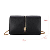 Weiyinxing Gold Shoulder Bag Women Fashion Underarm Purse Handbag Solid Color Pu Leather Satchel Designer Female Chain Crossbody Bag