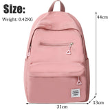 Weiyinxing New Simple Design Woman Backpack School Bag For Teenage Girls Boys Casual Travel Rucksack College Students Mochila