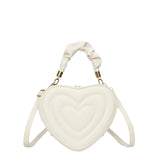 Weiyinxing 2024 Fashion Heart-shaped Lovely Shoulder Bags for Women PU Leather Female Crossbody Bags Vintage Casual Hand Bags