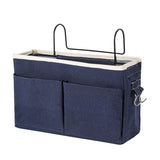 Weiyinxing Cosmetics Makeup Organizer Cotton Storage Bag With Pockets Hanging Organizer For Bathroom Remote Control Pouch Box