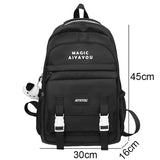 Weiyinxing Travel Waterproof Book Bags Fashion Ladies Cute Laptop Trendy Women College Student Backpack Girl Kawaii Nylon School Bag