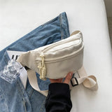 Weiyinxing Bags Banana bag for Women Sling Crossbody Waist Pack Canvas Running Waist Bag Casual Fanny Packs Sport Half Moon Belt Bag