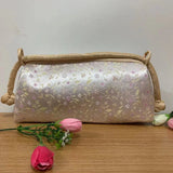 Weiyinxing Luxury Chinese Style Silk Bag Women Handbag Japanese Hand Embroidery Totes Cheongsam Female Cosplay Bags Clutch Purses