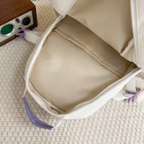 weiyinxing Fashion Teens Kawaii Bookbag Women Bag Mochila for Girls High School Schoolbag Boy Black Backpack Cute Travel Rucksack