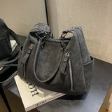 Weiyinxing Classic PU Leather Shoulder Bags Women's Bag Large Capacity Winter Women Design One Messenger Bag Black Hobos Bags New