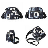 Weiyinxing Women's Oxford Crossbody Bag Small Luxury Designer Letter Shoulder Bags For Women Messenger Bag Summer Travel Bag Women's Wallet