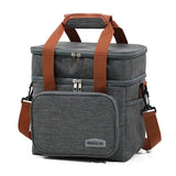 Weiyinxing Thermal Lunch Bag Picnic Food Cooler Bags Insulated Case Durable Waterproof Office Lunchbag Shoulder Strap Cooling Box