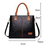 Weiyinxing Leather Casual Crossbody Bags for Women Ladies Luxury Designer Tote Handbag Female Large Capacity Travel Shoulder Bag Sac