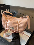 Weiyinxing Capacity Women Underarm Bags 2024 Trendy Soft Leather Zipper Design One Shoulder Bag Lady Daily Work Handbags