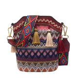 Weiyinxing Women's Bag Tassel Ethnic Handwoven Crossbody for Lady Bag Hippie Sling Shoulder Bags for Ladies Handbag §ã§å§ާܧÑ §ا֧ߧã§ܧѧñ