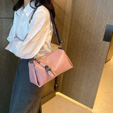 Weiyinxing Retro Leather Crossbody Bags for Women 2024 Luxury Designer Korean Fashion Female Handbags and Purses