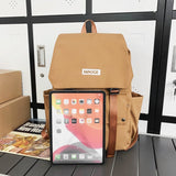 Weiyinxing Women White Laptop Waterproof College Bag Student Lady Cute Book Backpack Trendy Female Travel Nylon Girl School Bag New